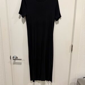 a new day Classic Black Midi Dress